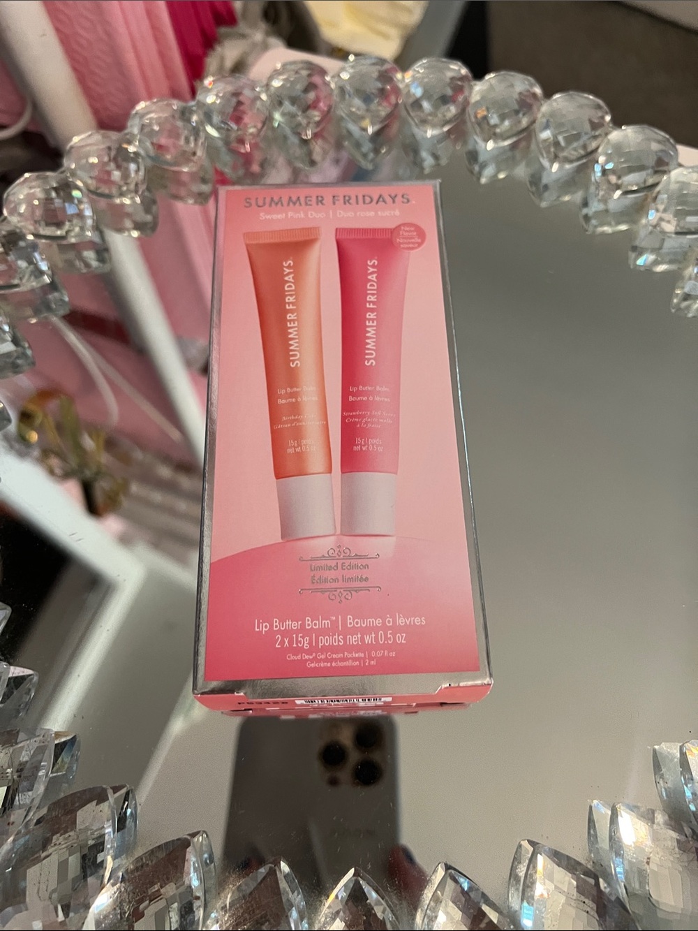 Summer Fridays SweetDuo Lip Butter Balm - Birthday Cake & Strawberry Soft Serve